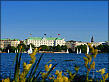 Fotos Blick nach Osten von der Außenalster