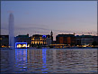 Fontäne auf der Binnenalster - Hamburg (Hamburg)