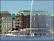 Fontäne auf der Binnenalster - Hamburg (Hamburg)