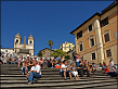 Fotos Treppe mit Kirche | Rom